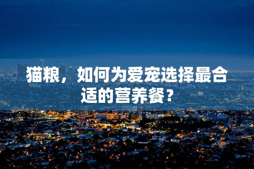 猫粮，如何为爱宠选择最合适的营养餐？