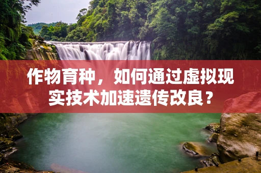 作物育种，如何通过虚拟现实技术加速遗传改良？