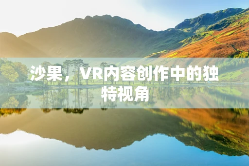 沙果，VR内容创作中的独特视角