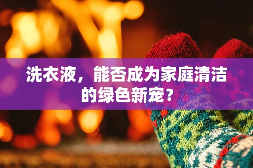 洗衣液，能否成为家庭清洁的绿色新宠？