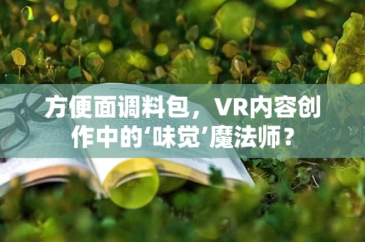 方便面调料包，VR内容创作中的‘味觉’魔法师？
