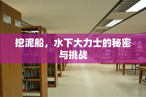 挖泥船，水下大力士的秘密与挑战