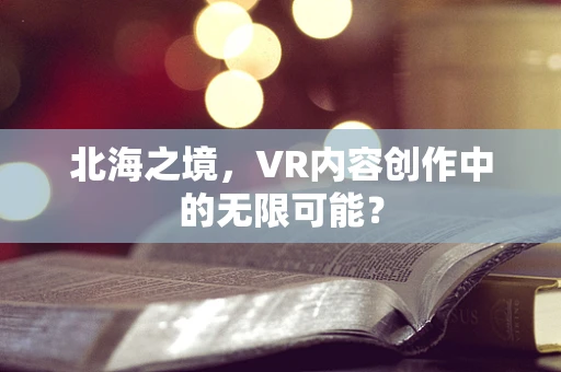 北海之境，VR内容创作中的无限可能？