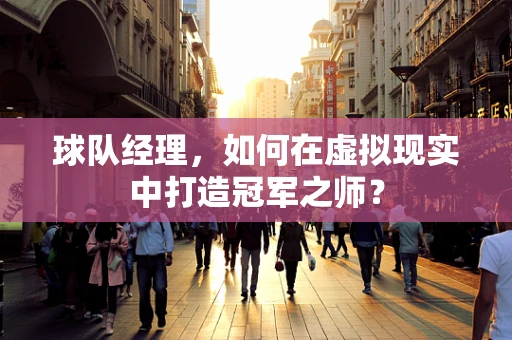 球队经理，如何在虚拟现实中打造冠军之师？
