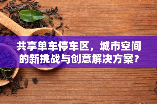 共享单车停车区，城市空间的新挑战与创意解决方案？