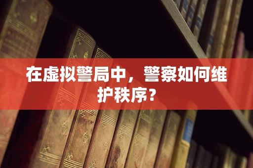 在虚拟警局中，警察如何维护秩序？
