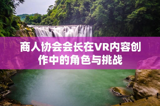 商人协会会长在VR内容创作中的角色与挑战