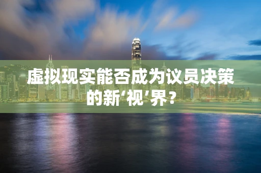虚拟现实能否成为议员决策的新‘视’界？