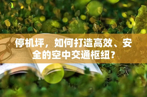 停机坪，如何打造高效、安全的空中交通枢纽？