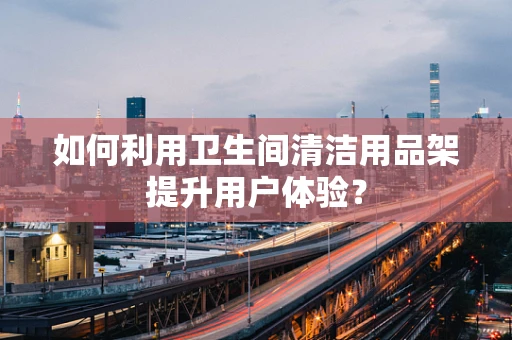 如何利用卫生间清洁用品架提升用户体验？