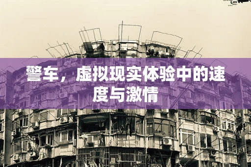 警车，虚拟现实体验中的速度与激情