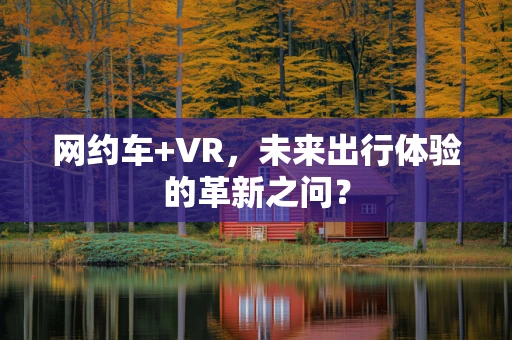 网约车+VR，未来出行体验的革新之问？