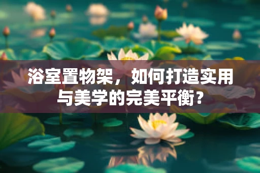 浴室置物架，如何打造实用与美学的完美平衡？