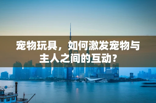 宠物玩具，如何激发宠物与主人之间的互动？