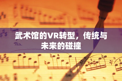 武术馆的VR转型，传统与未来的碰撞