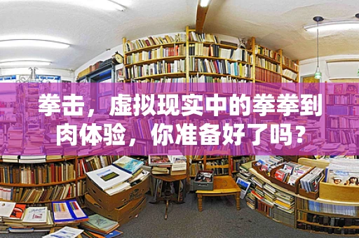 拳击，虚拟现实中的拳拳到肉体验，你准备好了吗？