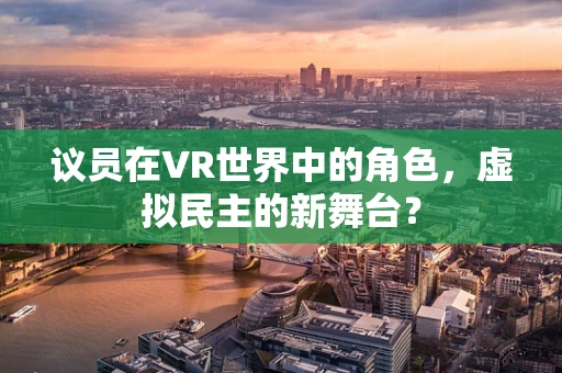 议员在VR世界中的角色，虚拟民主的新舞台？