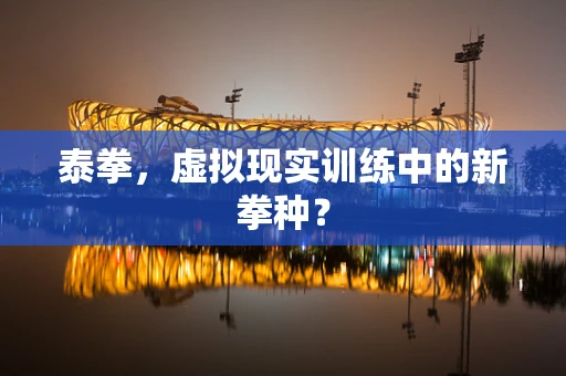 泰拳，虚拟现实训练中的新拳种？