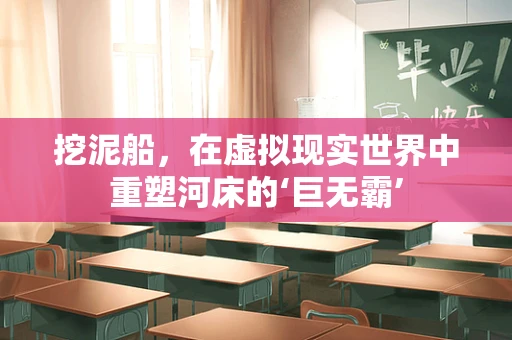 挖泥船，在虚拟现实世界中重塑河床的‘巨无霸’