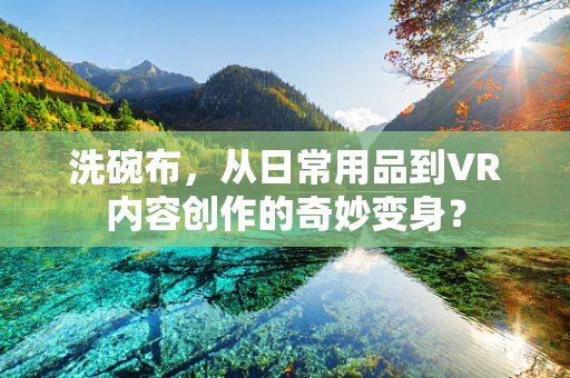 洗碗布，从日常用品到VR内容创作的奇妙变身？