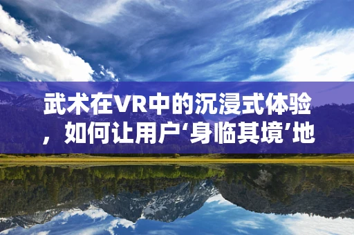 武术在VR中的沉浸式体验，如何让用户‘身临其境’地学习武术？