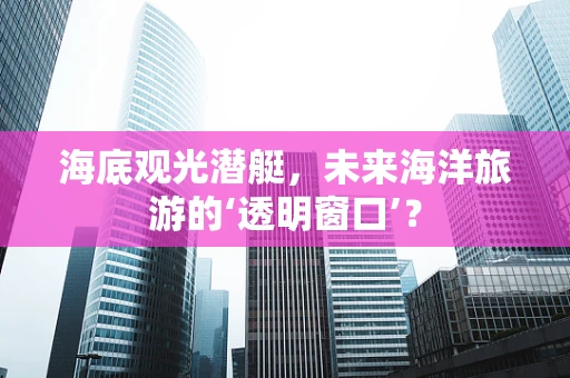 海底观光潜艇，未来海洋旅游的‘透明窗口’？
