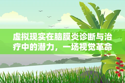 虚拟现实在脑膜炎诊断与治疗中的潜力，一场视觉革命？