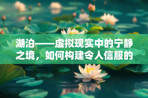 湖泊——虚拟现实中的宁静之境，如何构建令人信服的生态景观？