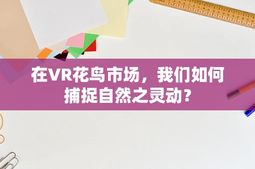 在VR花鸟市场，我们如何捕捉自然之灵动？