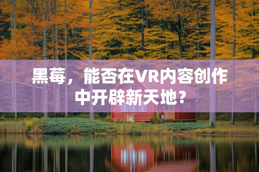 黑莓，能否在VR内容创作中开辟新天地？