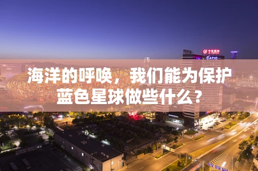 海洋的呼唤，我们能为保护蓝色星球做些什么？