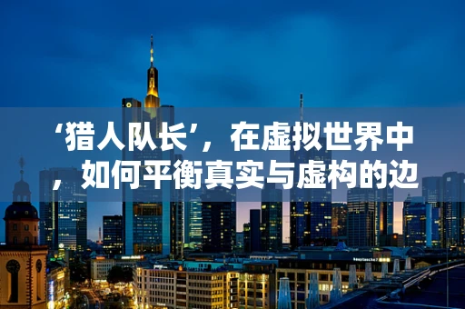 ‘猎人队长’，在虚拟世界中，如何平衡真实与虚构的边界？