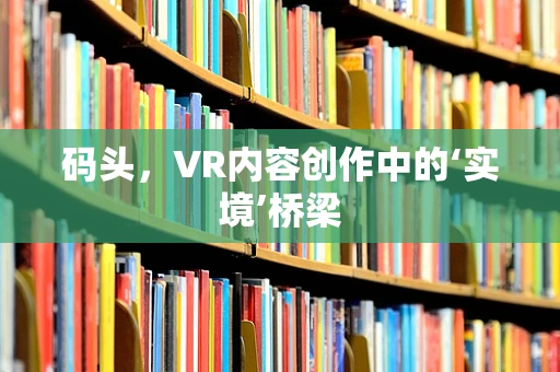 码头，VR内容创作中的‘实境’桥梁