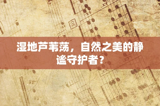 湿地芦苇荡，自然之美的静谧守护者？