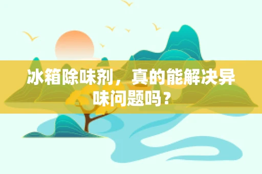 冰箱除味剂，真的能解决异味问题吗？