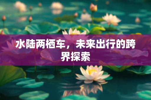 水陆两栖车，未来出行的跨界探索