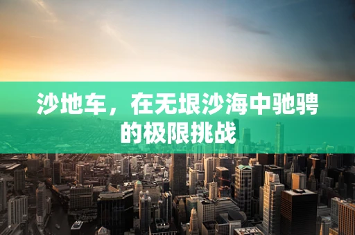 沙地车，在无垠沙海中驰骋的极限挑战
