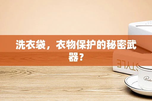 洗衣袋，衣物保护的秘密武器？