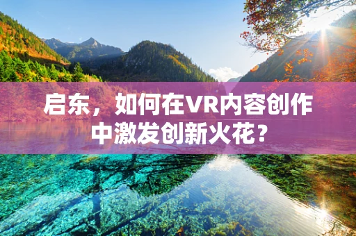 启东，如何在VR内容创作中激发创新火花？