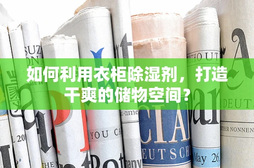 如何利用衣柜除湿剂，打造干爽的储物空间？