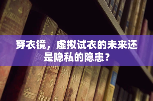 穿衣镜，虚拟试衣的未来还是隐私的隐患？