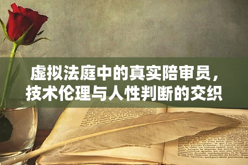 虚拟法庭中的真实陪审员，技术伦理与人性判断的交织