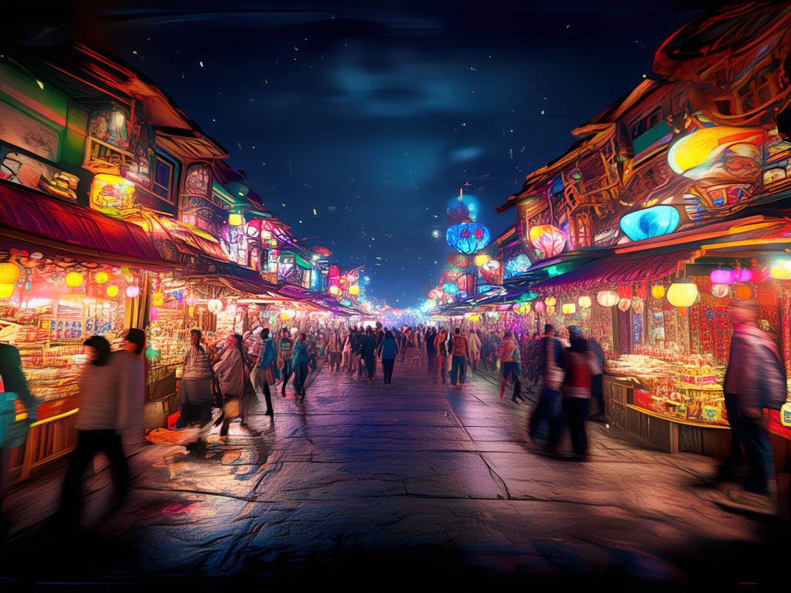 夜市灯光秀，如何通过虚拟现实技术打造沉浸式体验？