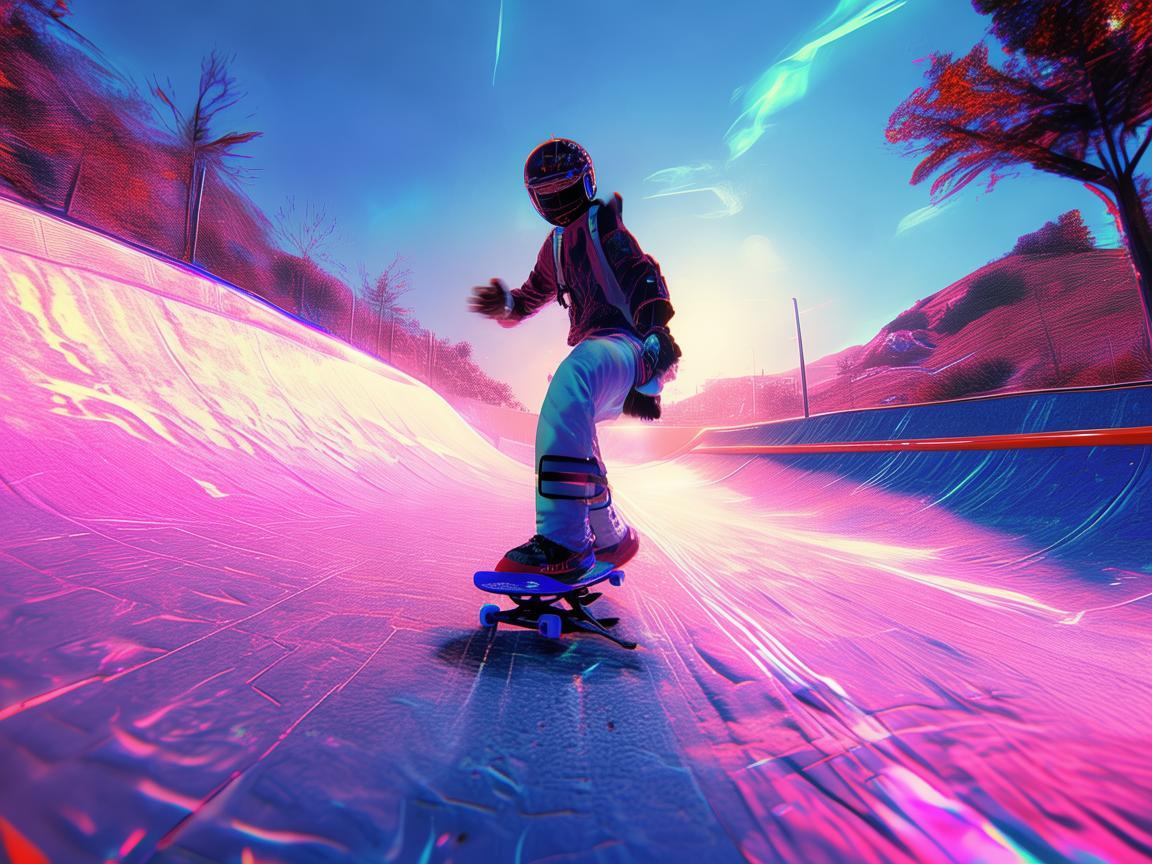 滑板，虚拟现实中的极限挑战，你准备好了吗？